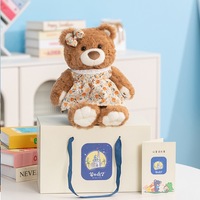 Ours en peluche personnalisé OEM avec tenues amovibles, en coton super doux, jouet ours en peluche, souvenir promotionnel sur mesure