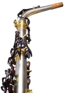 <span class=keywords><strong>Sassofono</strong></span> Contralto Professionale in Eb, Nichelato, Laccato Oro, Strumento a Fiato con Custodia Rigida e Bocchino - Product Image 2