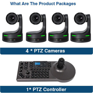 UHD 4K NDI SDI AI Track Auto Frame Broadcast Live Streaming PTZ <strong>Cameras</strong> Bundle <strong>for</strong> Church <strong>Conference</strong> Education Supports VMix OBS - Product Image 2