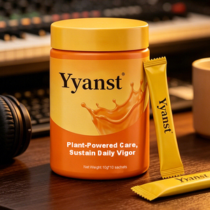 OEM Venta al por Mayor a Granel, Bebida Energética Instantánea en Polvo para el Cuidado Diario y Vigor Sostenible, a Base de Plantas, 10g*10 Sobres Individuales, Tarro de Plástico Naranja - Product Image 5