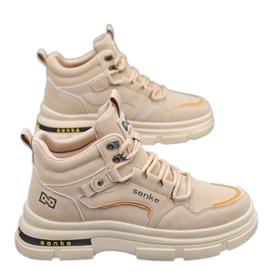 Bottes de travail de sécurité Shelby pour hommes, collection automne 2025, à lacets, semelle épaisse, résistantes à l'usure, chaussures de sport décontractées - Product Image 1