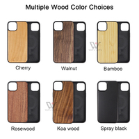 Étui de protection pour téléphone 2026 pour iPhone 16 Pro Max, design personnalisé, étui de téléphone portable en bois TPU