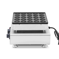 Machine à gaufres et crêpes électriques en fonte en forme de cœur, 50 pièces, pour usage commercial