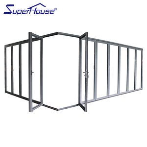 Superhouse, Primera Fabricante China <span class=keywords><strong>de</strong></span> Puertas Plegables <span class=keywords><strong>de</strong></span> Esquina Resistentes a Huracanes en Florida, Miami <span class=keywords><strong>NOA</strong></span> NFRC U 0.2 AS2047 con Rotura <span class=keywords><strong>de</strong></span> Puente Térmico - Product Image 4