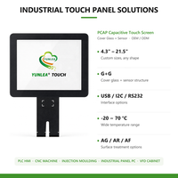 Écran tactile capacitif G+G PCAP de 4,3'', 7'' et 8,4'' pour solutions industrielles, compatible avec les températures larges, pour PLC, HMI et machines CNC