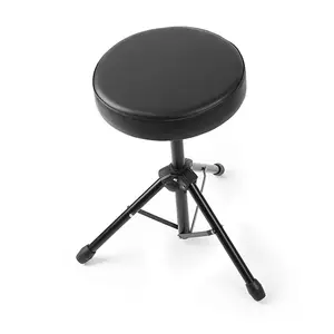 Manufacturers wholesale metal black jazz drum stool instruments universal piano stool drum accessories