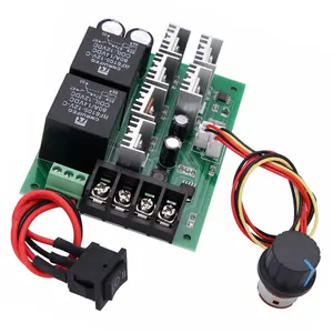 12V 24V 36V 48V 40A PWM Speed Controller Regulator DC Motor Digital LED Display 0-100% Adjustable Drive Module DC 10V-50V