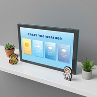 Écran de contrôle intelligent pour la maison Android 10,1 pouces à montage mural, capteur de température et d'humidité, bande lumineuse RGB, tablette d'automatisation domestique POE