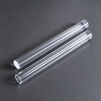Barre ronde en PMMA de couleur premium, barre acrylique découpée sur mesure pour l'artisanat, les présentoirs et les ornements de machines