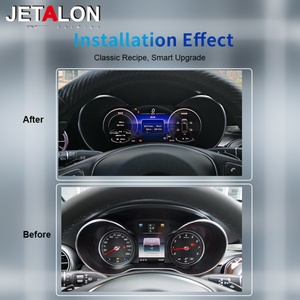 Tableau de bord numérique LCD NAVIRIDER pour Benz ML GL GLE GLS G W166 X166 W463 2012-2018 Panneau d'instruments automatique Cockpit NTG4.5 - Product Image 2