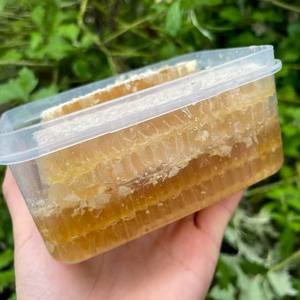 100% Miel pur Nid d'abeille 500g Miel brut Nid d'abeille Miel brut naturel - Product Image 3