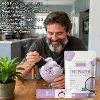 Poudre de racine de taro naturelle pure de qualité alimentaire en gros pour boisson Bubble Tea, avec soutien immunitaire et durée de conservation de 2 ans