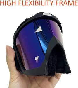 Lunettes de moto tendance, coupe-vent, anti-sable, pour tout-terrain, lunettes de ski, lunettes de casque UV400, lunettes de protection pour la conduite - Product Image 6