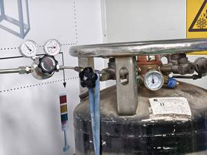 4500 PSI Regulador De Pressão De Gás De Alto Fluxo Com Calibre para Nitrogênio Hélio Oxigênio Argônio Co2 Hidrogênio Ar Acetileno Propano - Product Image 4