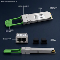 Nouveau module transceiver optique à quatre ondes QSFP28 100G CWDM4 LC Duplex 2km SMF pour centre de données DCI