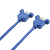 Konverter Video HD 1080P JILIAN D1961 MI ke RCA/AV PVC Plug-In Baru, Female to Female & Male to Female Panel Mount