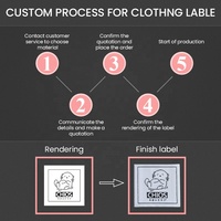 Étiquettes Tissées de Luxe Personnalisées avec Logo, à Plier en Bout, pour Col de Vêtement, Étiquette Privée à Repasser sur Tissu