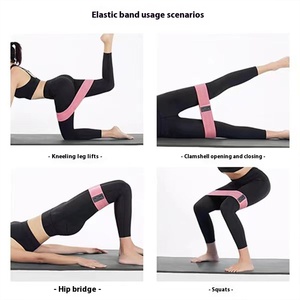 Bandes de résistance pour les fessiers, antidérapantes, élastiques, portables, pour les fessiers, les cuisses, les bandes élastiques pour le yoga, équipement de gym - Product Image 4