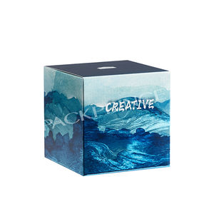 럭셔리 사용자 정의 디자인 3D 렌즈 홀로그램 선물 상자 포장 프레넬 렌즈 효과 화장품 카드 종이 상자 - Product Image 2