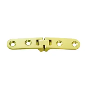 高品质批发黄金36*13 * 2.5毫米家具折叠铰链黄铜橱柜门铰链翻盖对接铰链