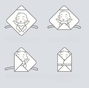 Peignoir à capuche pour bébé très vendu, serviette de bain pour enfants, couvertures Mualin pour nouveau-nés avec capuche pour enfants - Product Image 5