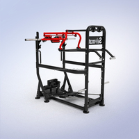 Machine d'entraînement de la force en acier de qualité commerciale réglable Max Lunge Pro, machine d'entraînement des hanches, équipement de fitness pour salle de sport