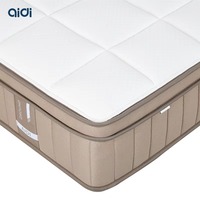 Matelas double AIDI de haute qualité, moderne, personnalisable, en mousse à mémoire de forme avec gel de massage, ressorts ensachés, roulé et compressé, pour chambre d'hôpital