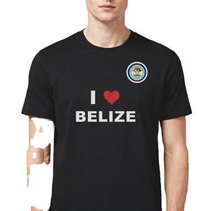 Lightweight and Breathable Belize Fan <b>T</b>-shirt for Summer Outdoor Gatherings and Matches Promotion - Product Image 4