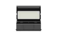 Projecteur LED solaire pliable, portable, IP66, en aluminium, étanche, pour le camping, le jardin, la construction, l'éclairage d'urgence