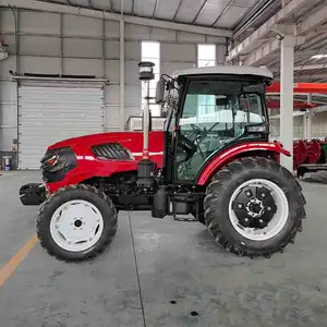 Trator com tração nas 4 rodas 140hp Trator com efeito de estufa agrícola utilitário 140hp