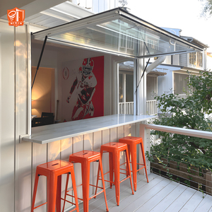 ราวแขวนแก๊สหน้าต่างด้านบนสำหรับบาร์ห้องครัวเสาแก๊สหน้าต่างตัดโดยใช้ความร้อน - Product Image 1