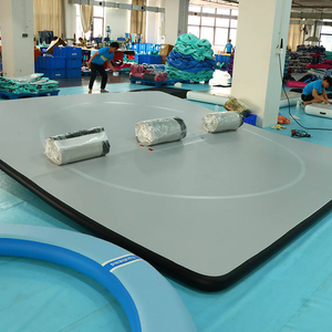 Tapete de Lucha Inflable Portátil Impermeable OEM, Tapete de Entrenamiento de Jitsu de PVC Plegable Antideslizante para Gimnasio en Casa - Product Image 2