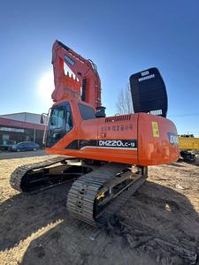 รถขุดตีนตะขาบ DOOSAN DX220-9 มือสองจากเกาหลีแท้ น้ำหนัก 20 ตัน เครื่องยนต์เดิม ชั่วโมงการทำงานต่ำ รถขุดไฮดรอลิกขนาดเล็ก สำหรับงานต่างๆ - Product Image 6