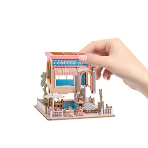 <span class=keywords><strong>Wincent</strong></span> - Manualidades de Madera Hechas a Mano, Rompecabezas 3D, Casa de Muñecas en Miniatura de Madera - Product Image 3
