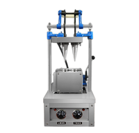 Machine professionnelle automatique commerciale pour la fabrication de cornets de glace, gaufrettes et biscuits en forme de cornet