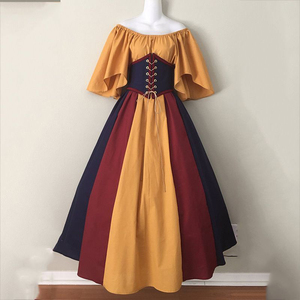 Disfraz Medieval de Palacio para Mujer, Vestido de Navidad Vintage Victoriano con Cordones, Túnica Larga para Fiesta de Carnaval - Product Image 3