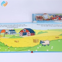 Impression personnalisée de livres pour enfants, livres préscolaires anglais, puzzles magnétiques d'activités et de jeux pour enfants