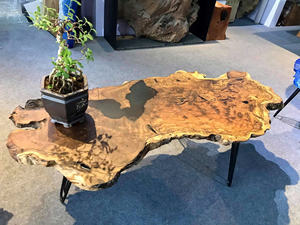 Highlighting Natural Beauty Size Customized Contact Us Artistic Wooden Coffee Table With <b>Resin</b> <b>Epoxy</b> Live Edge Design - Product Image 3