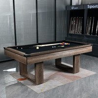 Nouvelle table de billard de style moderne pour intérieur, en MDF, dimensions 213x116x81cm