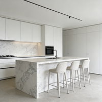 Dalle de quartzite Premium AKS0225, découpée à la machine, moderne, écologique, grande taille, personnalisable, pour comptoir de cuisine, salle de bain, extérieur