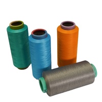 Fil à tricoter en polyester 100% teint, absorbant l'humidité, écologique, de haute qualité, très vendu, DTY 75D/48F Reliance