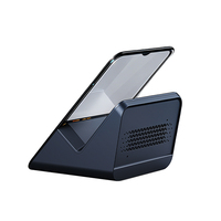 HD1-500C Desktop 2D Barcode Scanner Platform Global Exposure CMOS Pembaca Kode QR Kecepatan Tinggi Auto Sensing USB Retail POS
