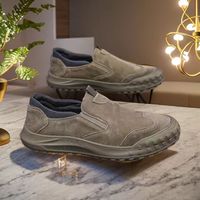 Chaussures pour hommes personnalisées, nouveau style, chaussures de sécurité pour hommes, bottes en toile imperméables à tige basse, antidérapantes, résistantes à l'usure, respirantes, couleur unie