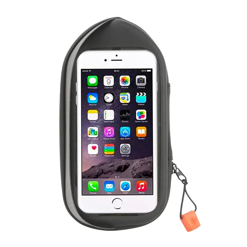 HongJun custom eva case bike travel pvc navigation storage phone Handlebar bag for IPHONE