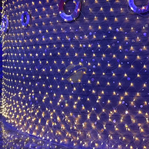 Patio trasero al aire libre de 5M, accesorios de boda DIY conectables, evento, escenario, techo, luz de hadas, cielo estrellado creativo, red de pesca, iluminación de malla - Product Image 5