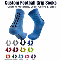 Chaussettes de football professionnelles antidérapantes en silicone, chaussettes de football haute performance, chaussettes à traction élevée