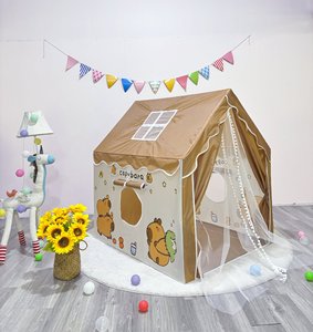 เต็นท์เด็กน้ำหนักเบาระบายอากาศได้เต็นท์เด็กทำจากโพลีเอสเตอร์ในร่มเป็นมิตรต่อสิ่งแวดล้อม - Product Image 2