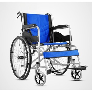 Foldable Transport Wheelchair Portable Travel Wheelchair with Solid Tires Hand Push <strong>Mobility</strong> <strong>Chair</strong> for Elderly Adults - Product Image 1