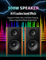 Amplificateur intégré de classe D Hi-Fi, récepteur audio numérique stéréo actif avec caisson de basses, communication USB, enceintes de karaoké à domicile