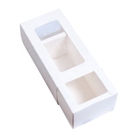 Usine Offre Spéciale Pliant Plat Carton Blanc Boulangerie Boîte D'emballage Cookie Sweet Box Impression Personnalisée Partie Dessert Donuts Boîte De Papier